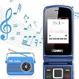 CHAKEYAKE G380D Senior Flip Phone Big Button 2G GSM SOS 1000mAh Blue view 6