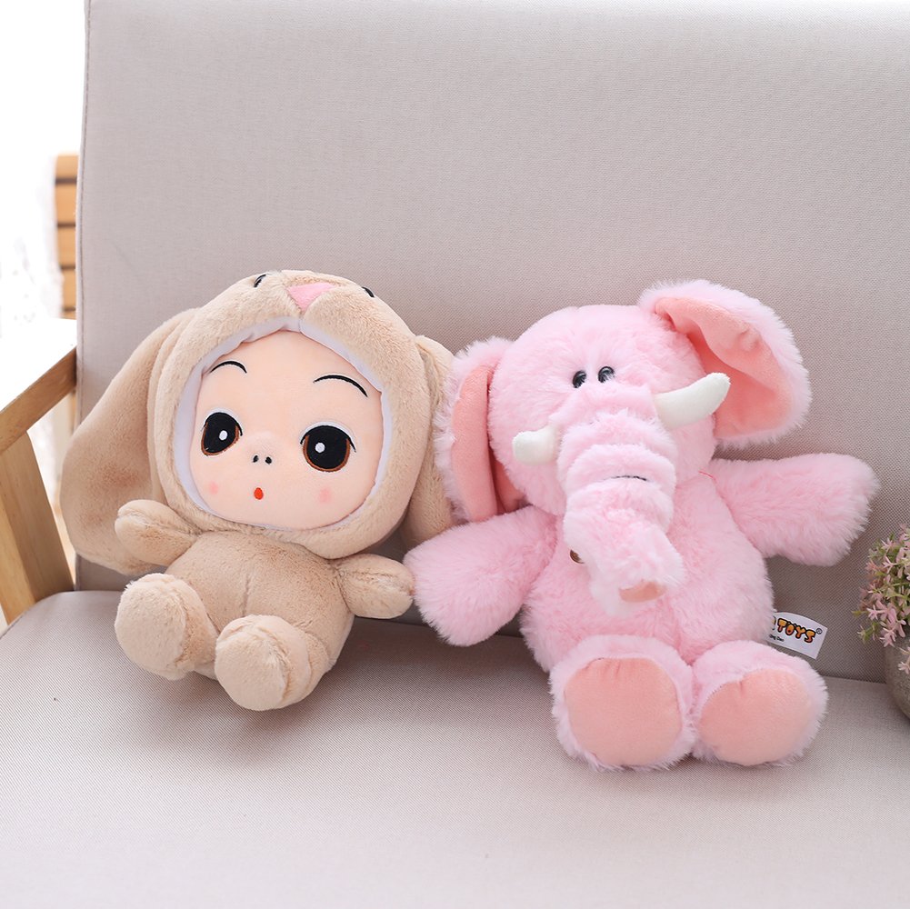 Vercart Jouet En Peluche Poupee De Chiffon Interactif Cadeau Enfant Doudou Pour Bebe Fille Garcon Brun 25cm Poupees Et Accessoires Jeux Et Jouets Centroarco Com