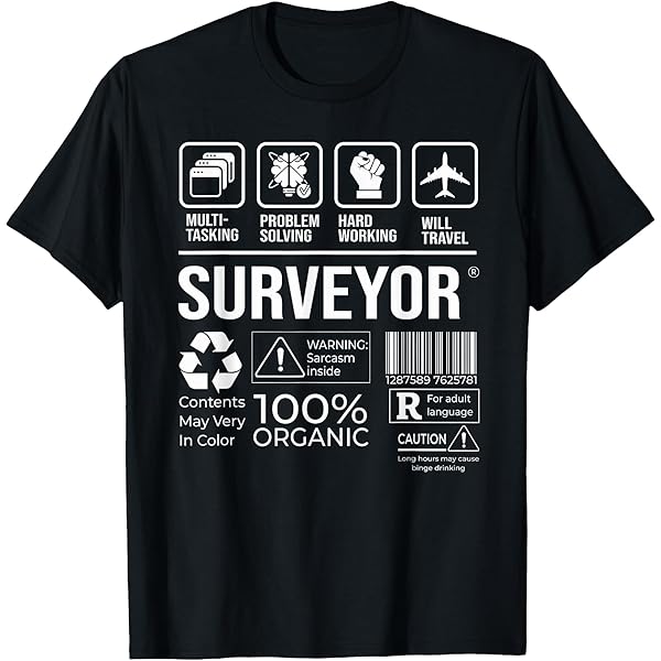 トップス C.E MD Surveyors BIG SHIRT Amazon.com: Surveyor Noun Geodesists Cartographer Valuer Land