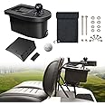 Shu-Ran Golf Cart Ball Washer and Club Cleaner Kit with Golf Towel for EZGO, Club Car, Yamaha, Advanced EV, Star EV, Universal & Detachable