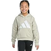 adidas girls Fleece Colorblock Hooded Sweatshirt