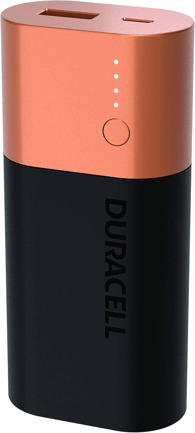 Carregador Portátil - Duracell - Preto/Dourado