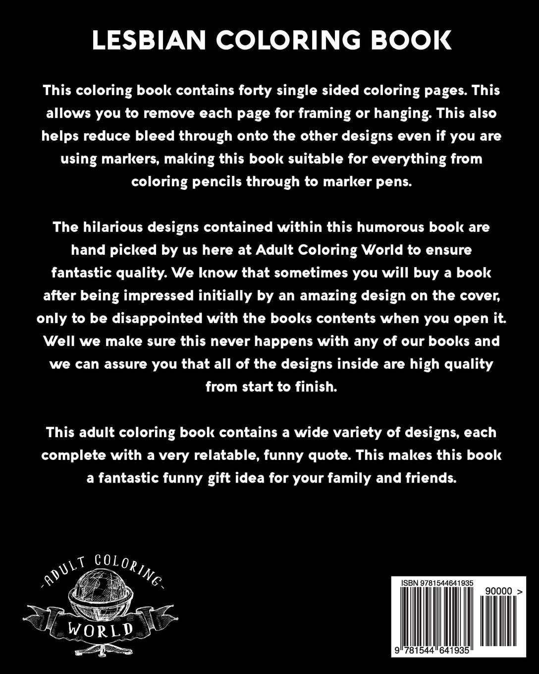 Lesbian Coloring Book A Totally Relatable Adult Coloring Book Of