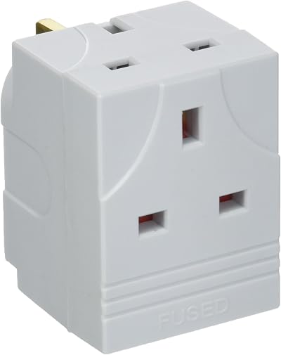 Daewoo 3 Way UK Plug Multi Adapter 13 Amp 250 Volts
