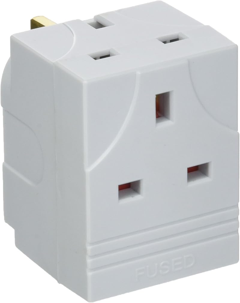 Daewoo 3 Way UK Plug Multi Adapter 13 Amp 250 Volts