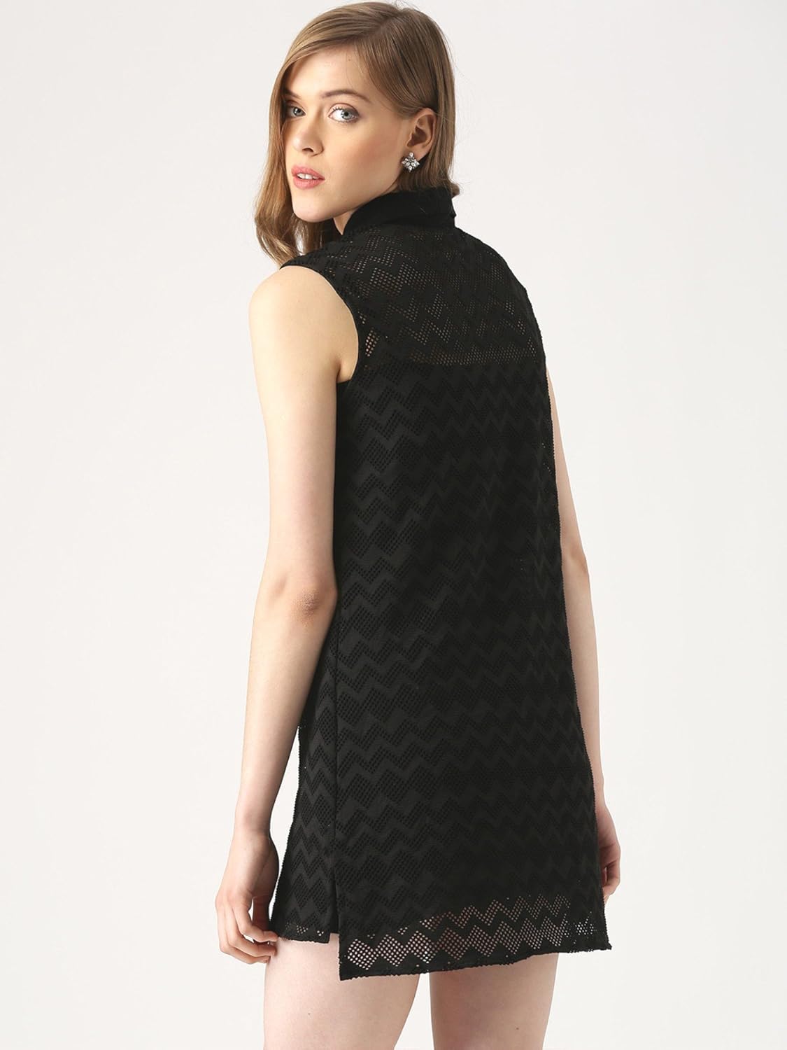 marie claire women's a-line dress (mc264--xl, black, x-large)