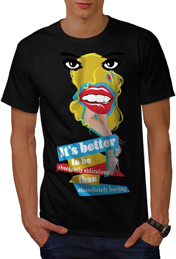 Wellcoda Ridicule Citation Slogan Homme S 5xl T Shirt Amazon Fr Vetements Et Accessoires
