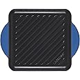 Le Creuset Enamaled Cast Iron Square Grill, 9.5", Marseille