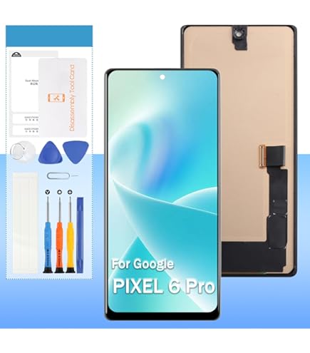 OLED Display Screen Replacement For Google Pixel 6 Pro 5G Gluog G8vou Gf5kq With Frame Includes Fingerprint 1000395 OLED Display Screen Replacement For Google Pixel 6 Pro 5G Gluog G8vou Gf5kq With Frame Includes Fingerprint 1000395