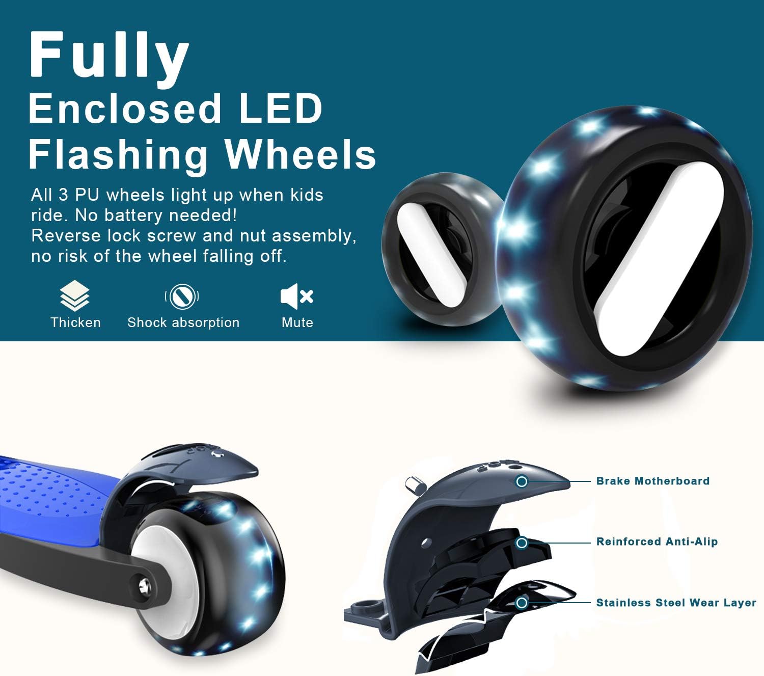 Scooters XJD Kids Scooter 3 Wheel Age 1,510 Kick Scooters Adjustable