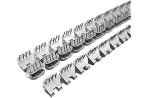 KONLEYA 24'' 8 Pcs Butterfly Belt Fastener Conveyor Belt Repair Fasteners Staple Clipper Lacing Splice with 4 Connecting Pins Applicable Belt Thickness 3-5mm