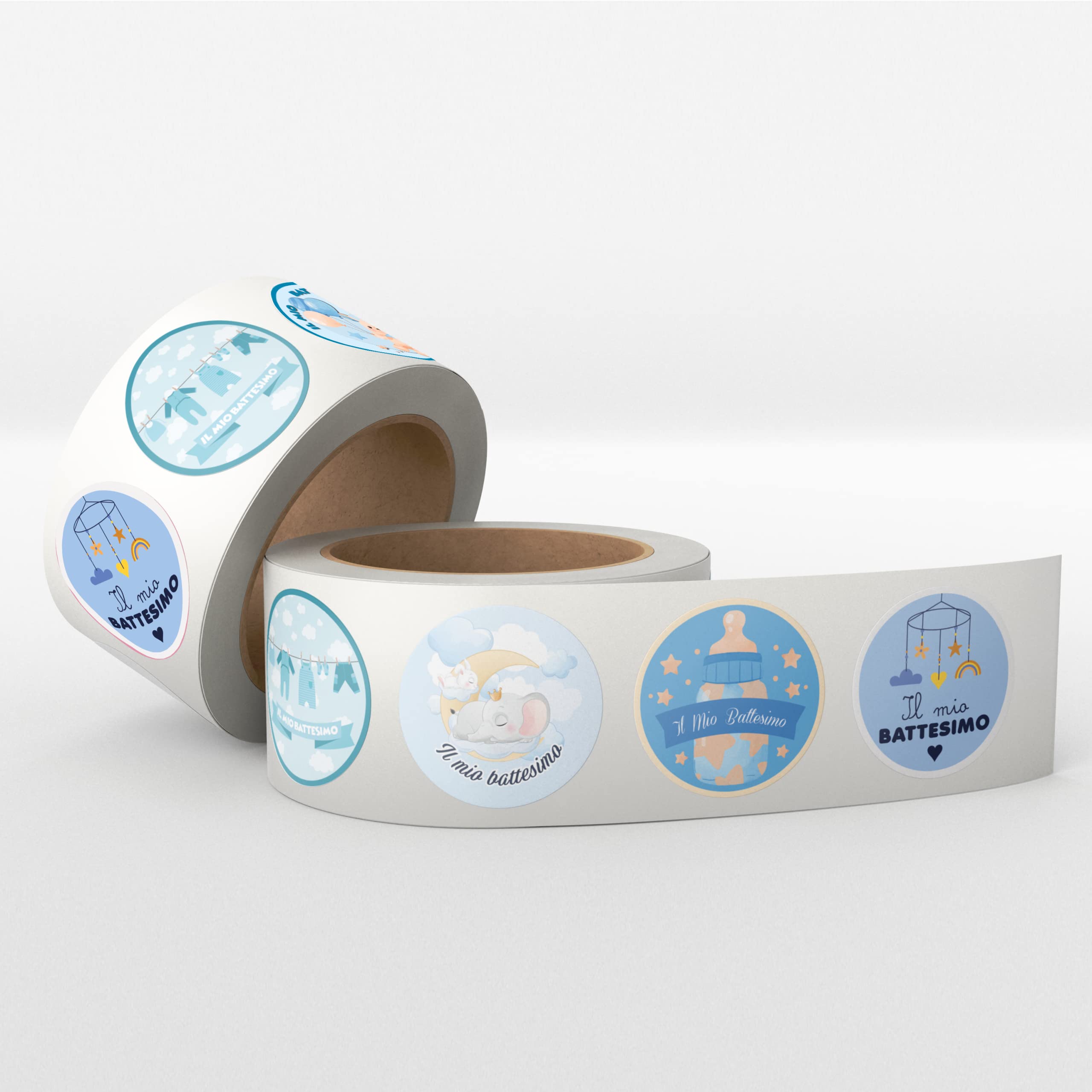 250 Baby Christening Stickers for Wedding Favors – Sticker Sticker for Baptism Baptism with My Baptism – Personalised Children's Stickers Labels