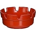 Winco 12 Piece Round Ashtray, 4-Inch, Red