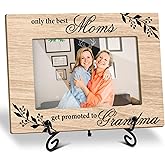 bxtala Grandma Picture Frame - Get Promoted to Grandma Wooden Picture Frame for 4x6 photo for Display on Table Top Pregnancy Announcement Gifts for Grandma To Be /11