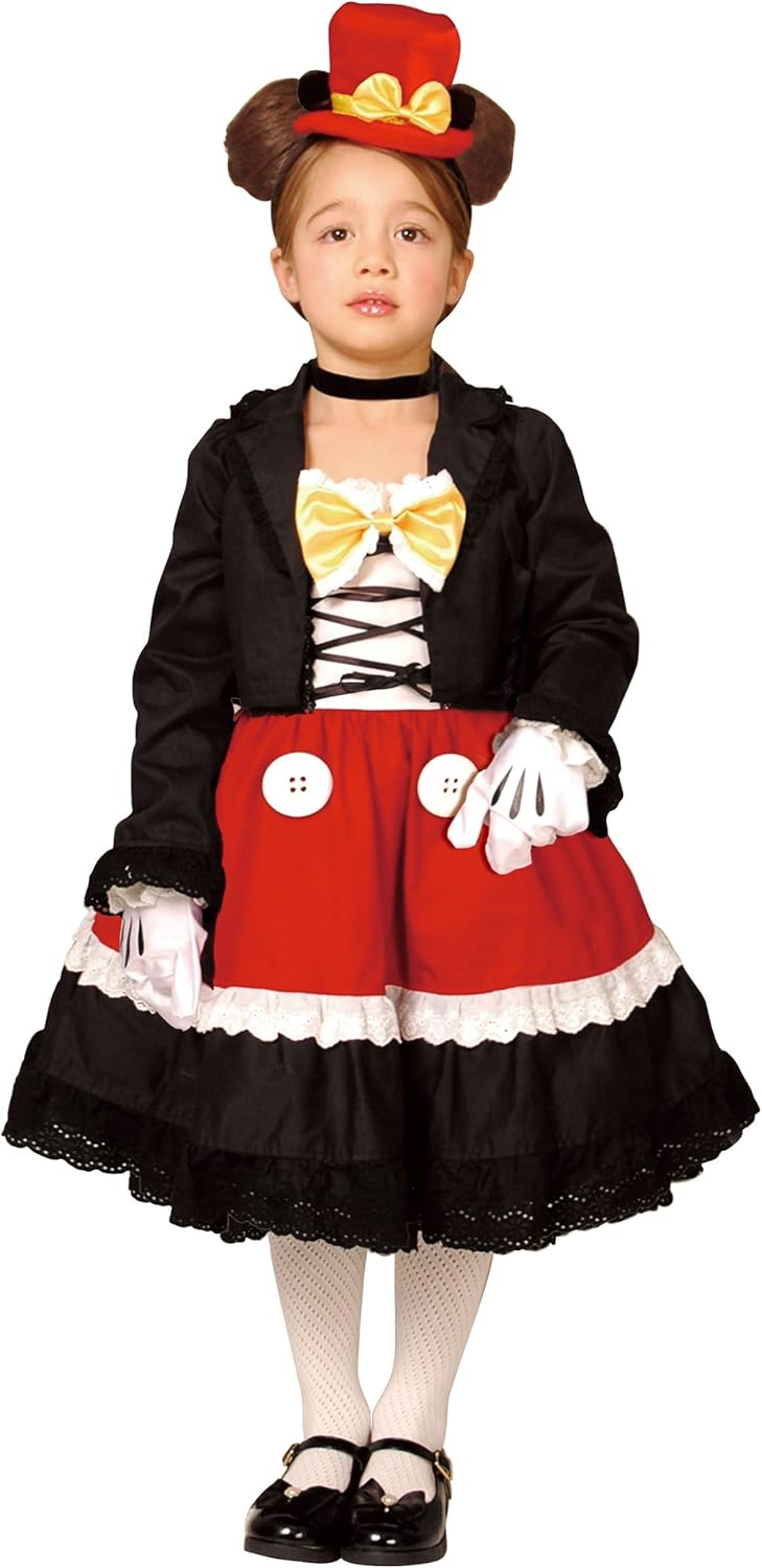ディズニー ミッキー ゴシック キッズコスチューム 女の子 1cm 140cm おもちゃ おもちゃ Amazon