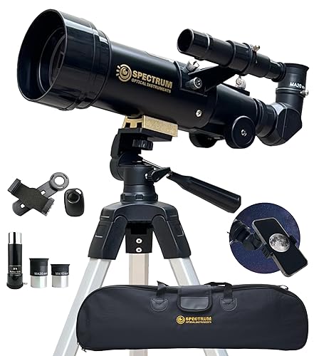 Spectrum 70mm Refractor Telescope for Adults and Kids Portable