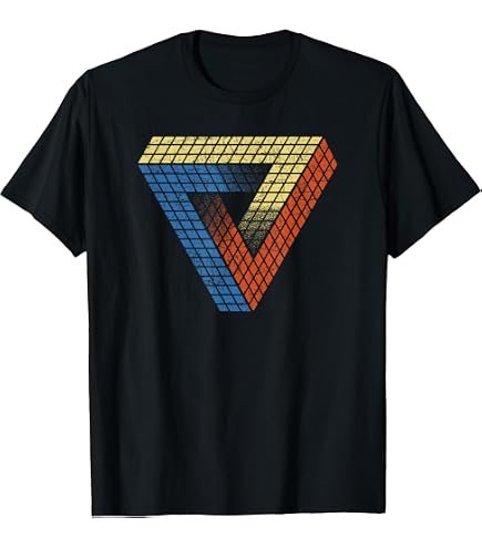 Amazon.com: Chest Optical Illusion Grid T-Shirt : Clothing, Shoes