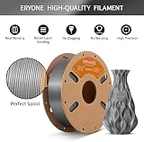 ERYONE PLA Filament 1.75mm Agate Grey 1kg 1 Spool DoP +/-0.03mm view 3