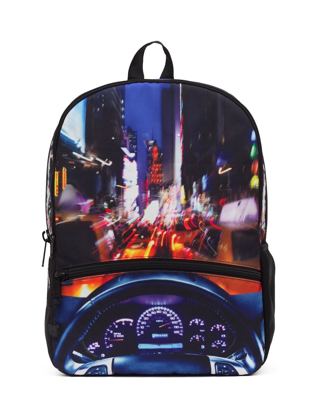 Mojo Backpacks NYC Cruisin Bag Accessory School LED Lights Driving Car New York