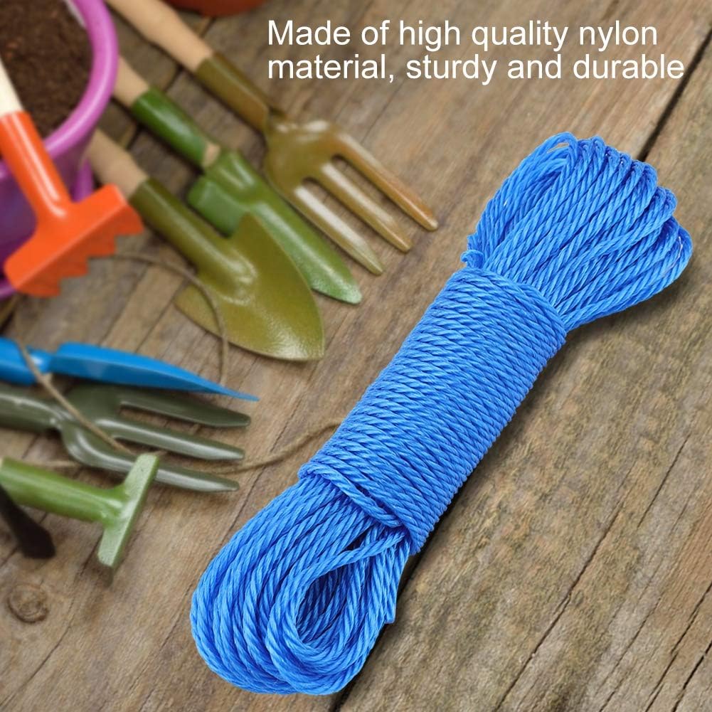 All Purpose Rope 20M Multi-functional Nylon Cord for Camping Outdoor Garden Garage Washing Line Climbing Traction Tying Shade Net Twisted Long Ropes - Image 3