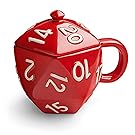 Critical Hit D20 12 oz Ceramic Mug w/ Lid