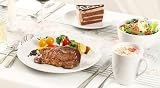 Simpa 12-Piece Dinnerware Set Porcelain White Gloss Microwave Safe Dishwasher view 8
