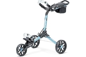 Bag Boy Nitron Push Cart, Ice Blue/White