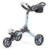 Bag Boy Nitron Push Cart, Ice Blue/White