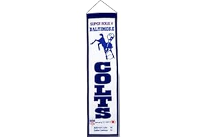 WINNING STREAK NFL Baltimore Colts Super Bowl V Banner