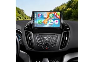 [4+64G] Android 15 Car Stereo for Ford Escape Kuga 2013-2019 with Wireless Carplay&Android Auto,9" Car Radio with Mirror Link