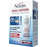 Nozin® Nasal Sanitizer® Antiseptic 12mL Bottle | Kills 99.99% of Germs | Lasts Up to 12 Hours | 60+ Applications | Think Hand