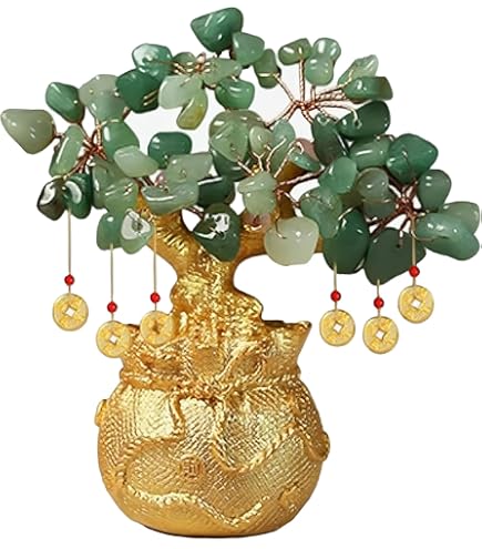 Amazon.com: BAEKZ Crystal Bonsai Citrine Tree Money Tree Feng Shui