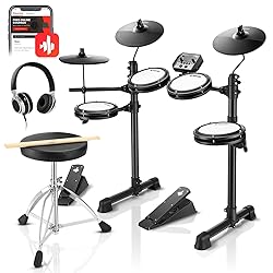 Donner DED-80 Electronic Drum Set with 4 Quiet Mesh