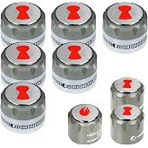 67692 Control Knob Kit 9 Pack, Compatible with Weber Summit 660/670 Knobs | Includes 6 Main Burner Ignition Control Knobs, 1 IR Knob, 1 Smoke and 1 Grill Burner Control Knob