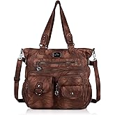 Angel Kiss Large Purses for Women Soft PU Leather Hobo Bag for Women Shoulder Bags