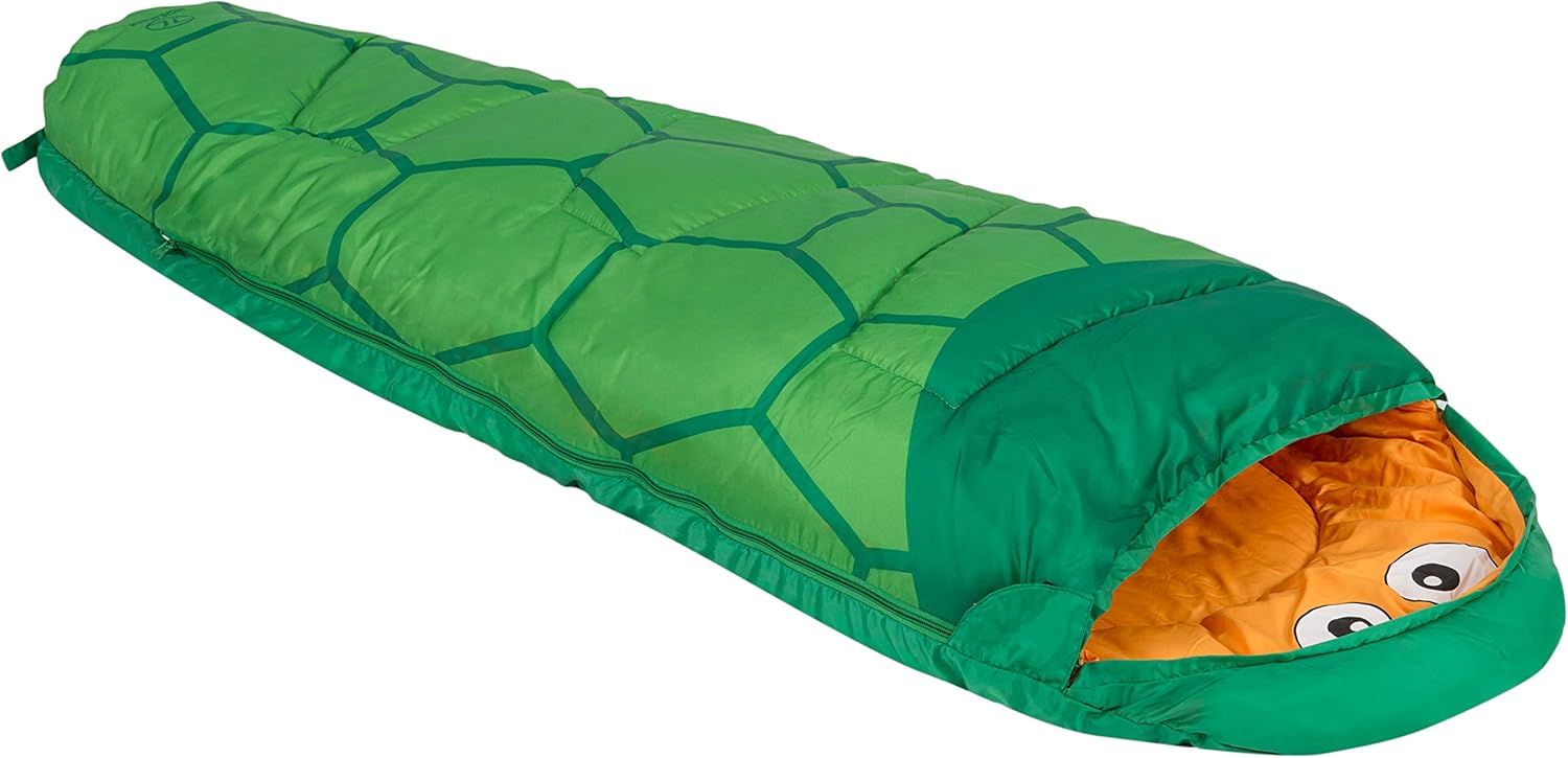 Highlander Kids Animal Sleeping Bag Mummy Style Junior Bags for Summer Camping or Sleepovers