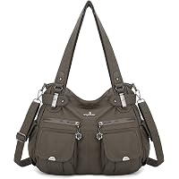 SCARLETON Women's Crossbody Shoulder Bag - Top Handle Satchel Purse In Red, Faux Leather, Anti-Theft Twist Lock - View #2