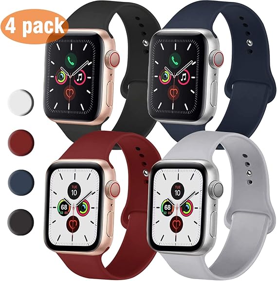 apple watch series 4 silicone bands