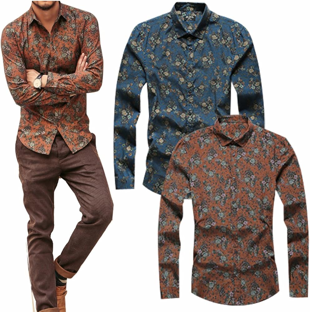 大人のオシャレs S小花柄シャツ メンズ レディース 並行輸入品 シャツ 通販 Amazon