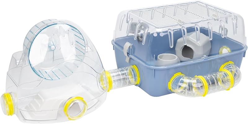 Ferplast COMBI 2 Innovative Hamster Cage with External Exercise Wheel