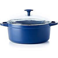 Blue Diamond Cookware Toxin-Free Ceramic Nonstick Big Batch Dutch Oven, 4.5QT (CC003222-002)