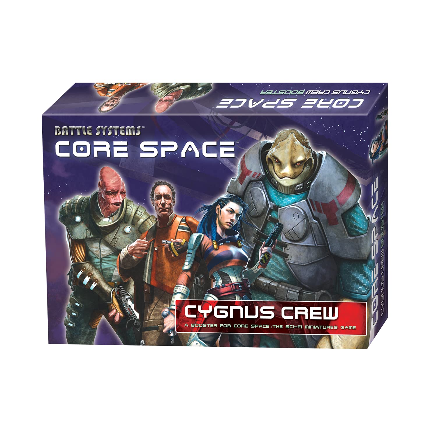 Battle Systems Core Space - Cygnus Crew Booster - Sci Fi Miniatures Multi Level Tabletop War Game Board - Wargaming in a 40K Universe BSGCSC005
