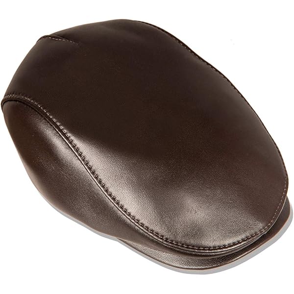 METELLINO Genuine Sheepskin Leather Baseball Cap - Fleece Lined, Waterproof, Adjustable 56-61cm