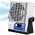 Spolehli Anti Static Ionizer Fan, DC Type Ionizing Air Blower Static Eliminator Discharger with Dual-Purpose Bracket, Industrial Static Electricity Remover Esd Fan for Widely Use