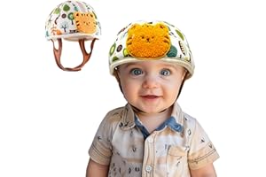Toddler Crawling Helmet, Head Protector-Baby Helmet 1-2 Years for Anti-Fall Head Protector,Adjustable, Breathable| Baby Helme