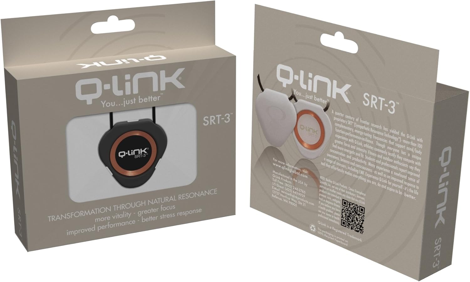 Amazon Com Q Link Acrylic Srt 3 Pendant Original White Health