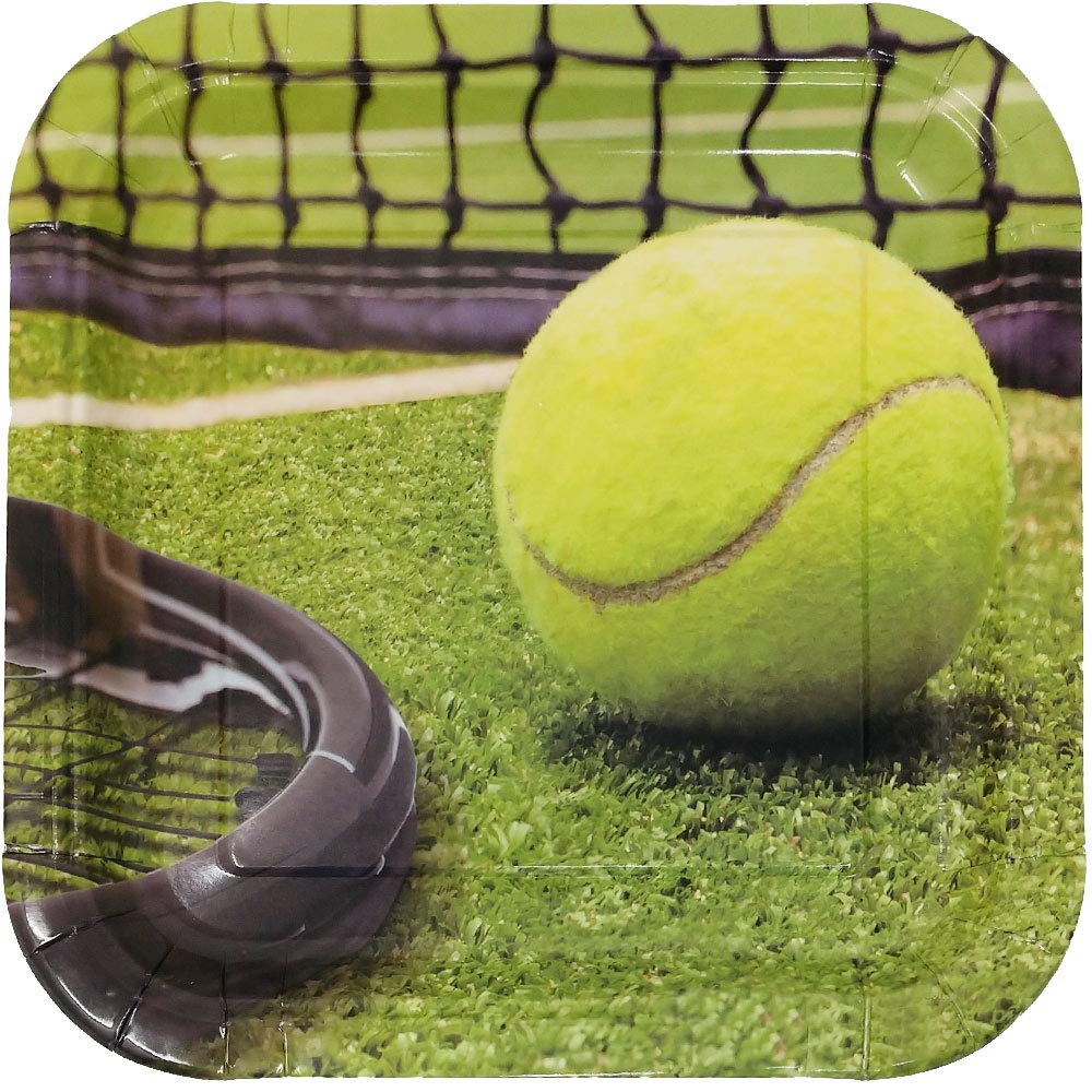 Tennis Birthday 65 Pieces For 16 Guests Tennis Party Supplies