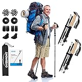 Overmont 7075 Aluminum Trekking Poles - Lightweight