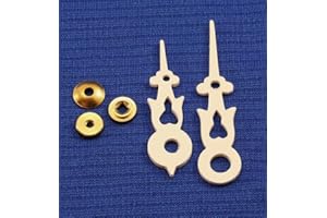 JSORM Plastic Cuckoo Clock Hands Replacement Parts Kit Fits Regula Movements for 90 mm or 3 1/2" Dial White with Nuts