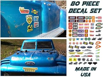rc car stickers decals